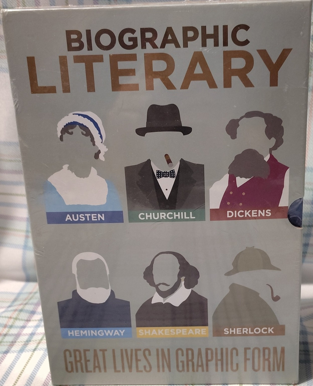 NIP Biographic Literary Box Set, Ammonite Press, Austen, Dickens, Shakespeare